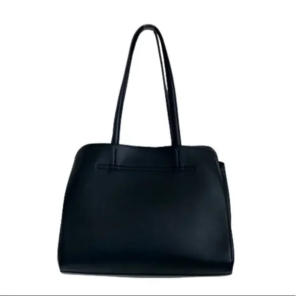 Nanette Lepore Purse Handbag McKenna Black Shouter Tote Handbag Bag - Picture 2 of 13